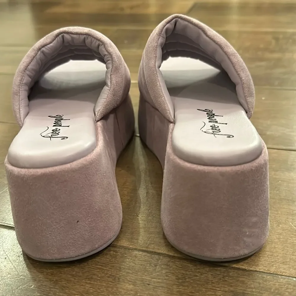 FREE PEOPLE Almost Paradise Platform Sandals / Orchid / US 6